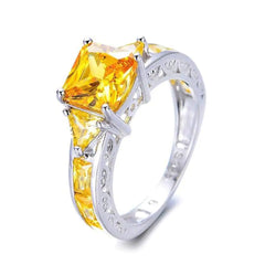 Geometric Opal Diamond Ring