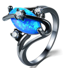 Opal Elegance Marquise Ring