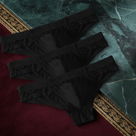 Faringoto Men's Breathable Low-Rise Briefs