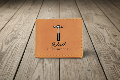 Personalized Leather Wallet for Dad – Meaningful Gift from Son or Daughter