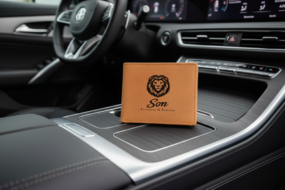 Personalized Leather Wallet for Son – Meaningful Gift from Mom or Dad