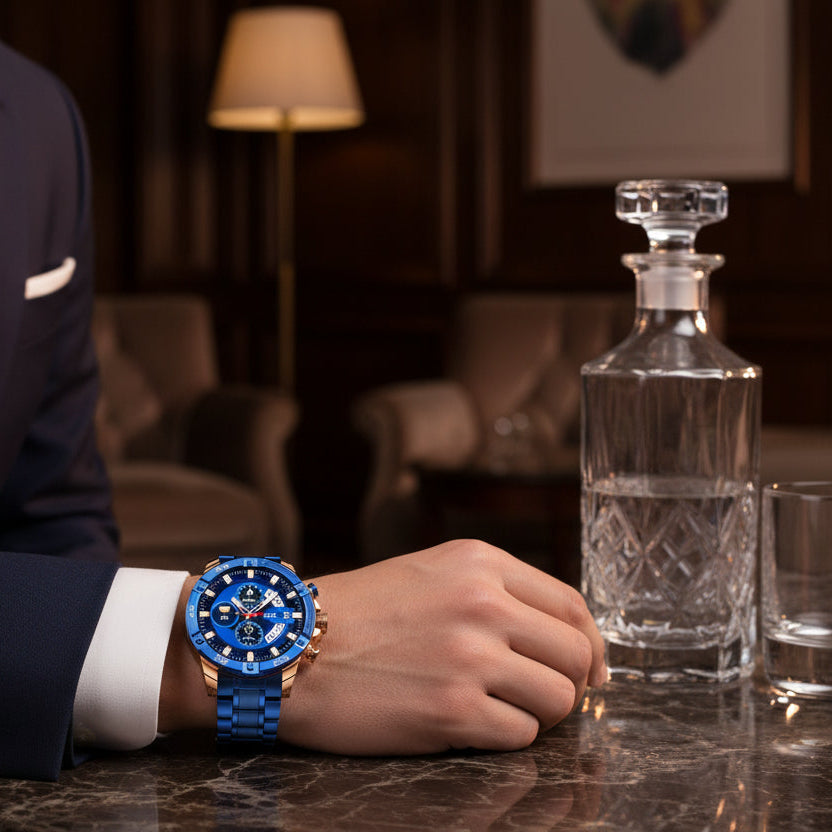 Luxury Hybrid Smartwatch 1.53" Sports & Business Model