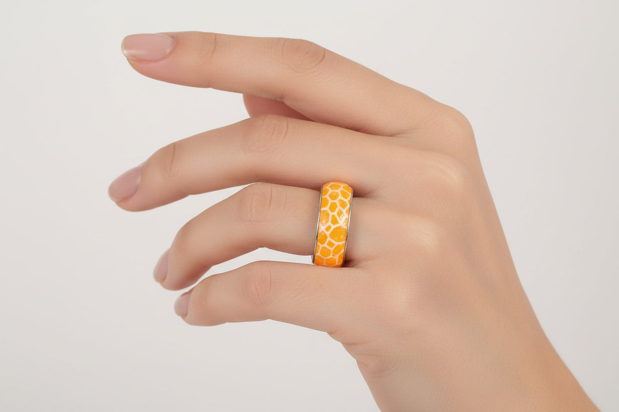 Radiant Steel Glow Ring