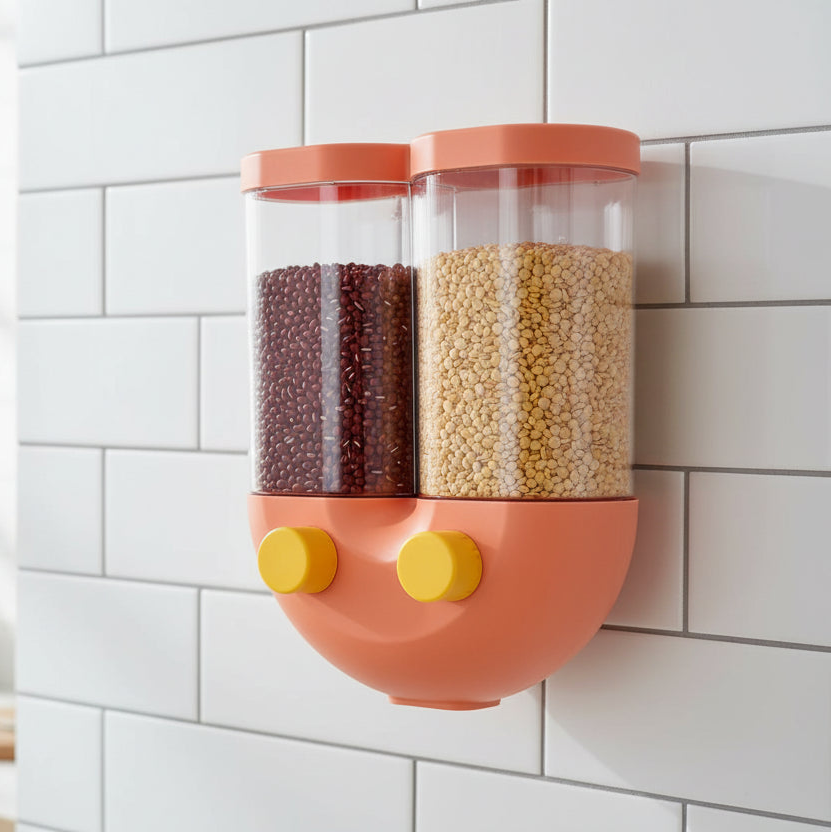 Kitchen Wall-Mounted Grain Keeper