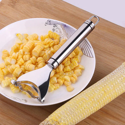 Dual Corn Kernel Stripper Tool Stainless Steel