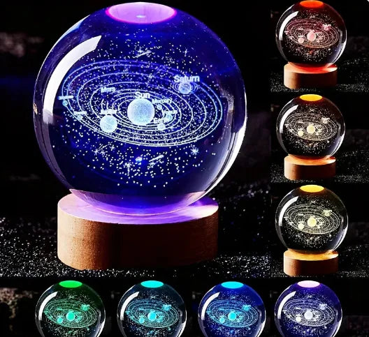 Crystal Enchant Nightlight Sphere