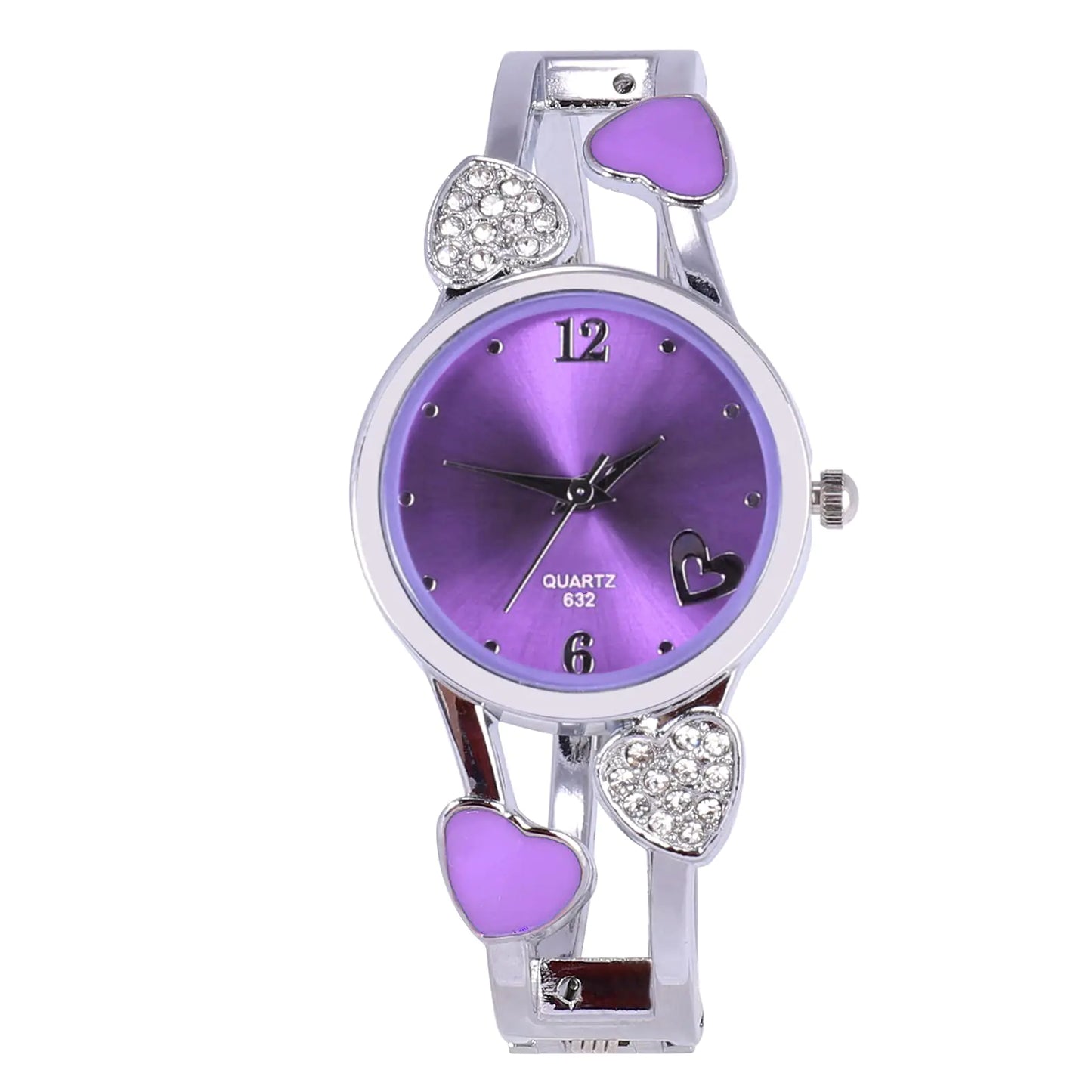 ELEOPTION Elegant Women's Bangle Watch with Rhinestone