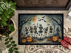Dancing Skeletons Halloween Doormat – Spooky Non-Slip Indoor & Outdoor Rug