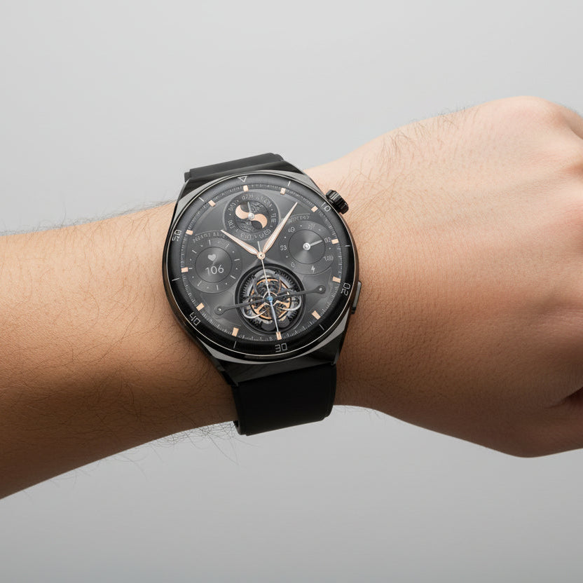 AMOLED Fitness Smartwatch with AI and SOS