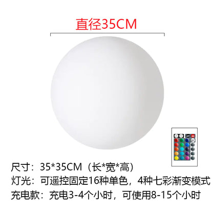 Radiant Garden Sphere Light with Remote