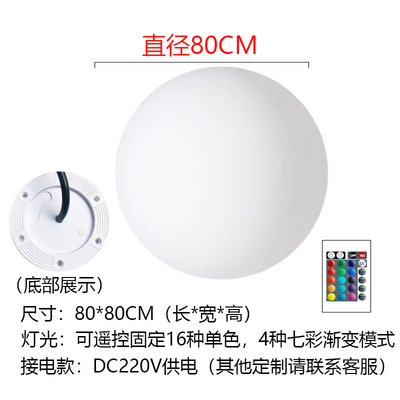 Radiant Garden Sphere Light with Remote