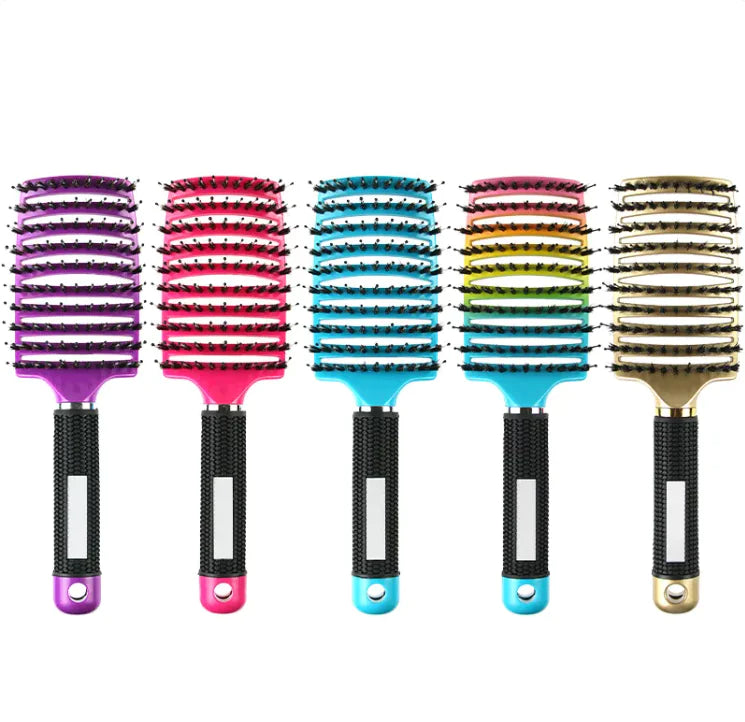 CurlyStyle Brush Comb - Colorful Multifunction Tool