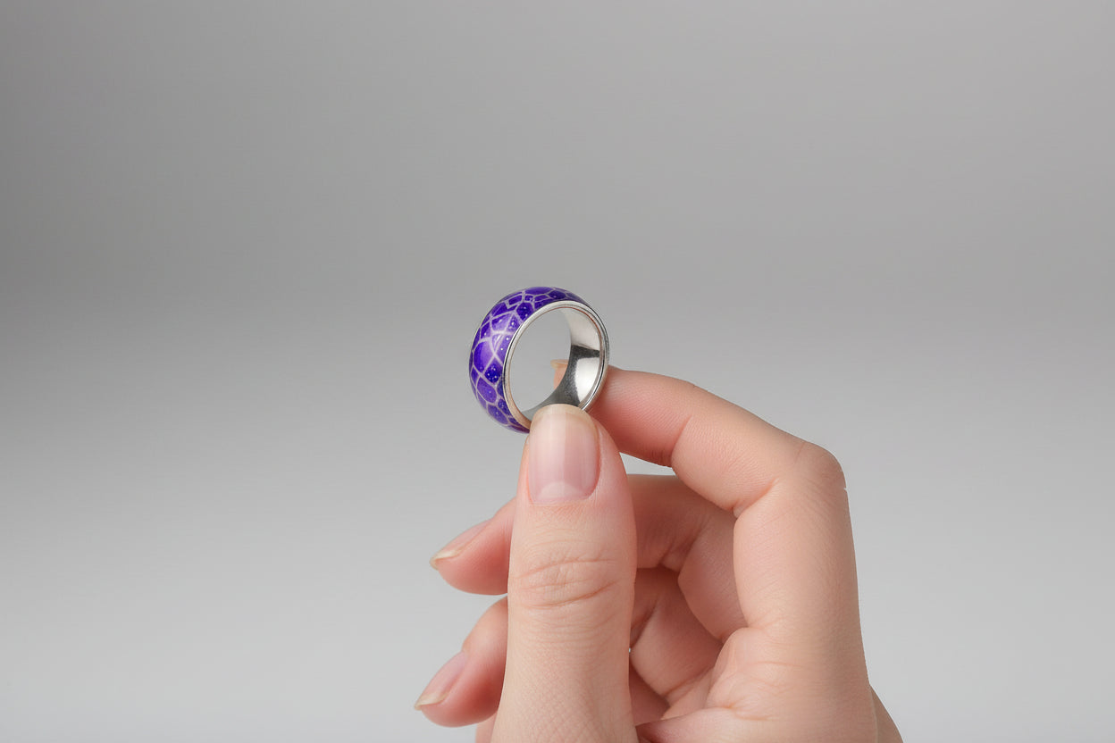 Radiant Steel Glow Ring